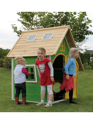 Дерев'яний будиночок для дітей EXIT Fantasia зелений